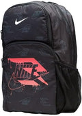 Nike 3 Brand Graphic Print Backpack – Black/Red – One Size (30L)