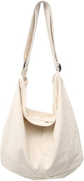 GAXOS Aesthetic Cute Messenger Bag for School Vintage Black Canvas Crossbody for Women Shoulder Laptop Bag