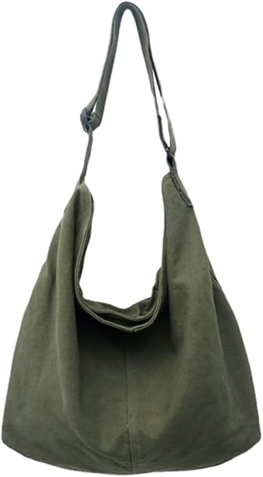 GAXOS Aesthetic Cute Messenger Bag for School Vintage Black Canvas Crossbody for Women Shoulder Laptop Bag