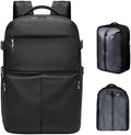 Vacuum Seal Backpack Travel With Pump,60LWater Resistant Business backpack with Waterproof zipper, TSA Friendly,Independent Shoe Compartment - Vacuum Pump Included Carry On Backpacks For Women Men