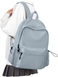 VECAVE School Backpack Blue Waterproof Bookbag Casual Lightweight Travel Rucksack Daypack Backpacks for Men Women College High School Bags backpack for Boys Girls Teens