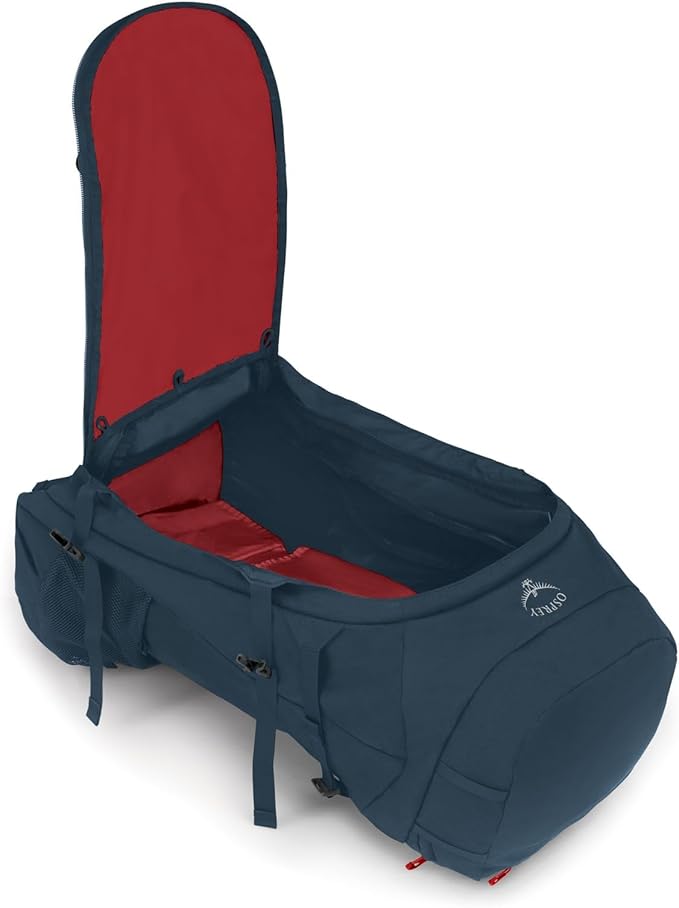 Osprey Farpoint Trek 75L Men's Travel Backpack, Muted Space Blue