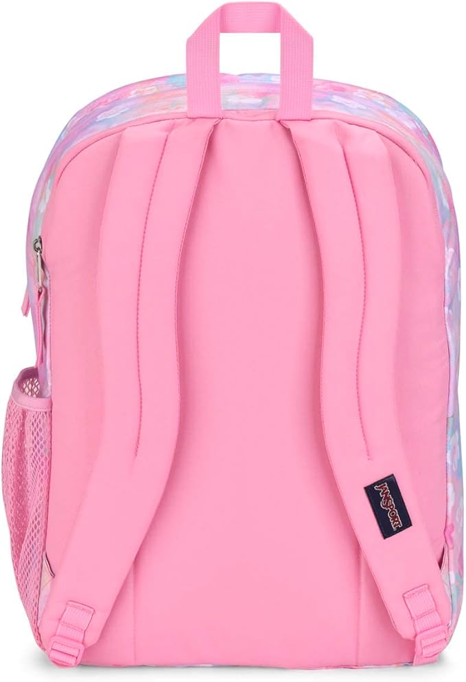 JanSport Laptop Backpack - Computer Bag with 2 Compartments, Ergonomic Shoulder Straps, 15” Laptop Sleeve, Haul Handle - Book Rucksack - Neon Daisy | 2 Compartments, 15" Laptop Sleeve, Haul Handle