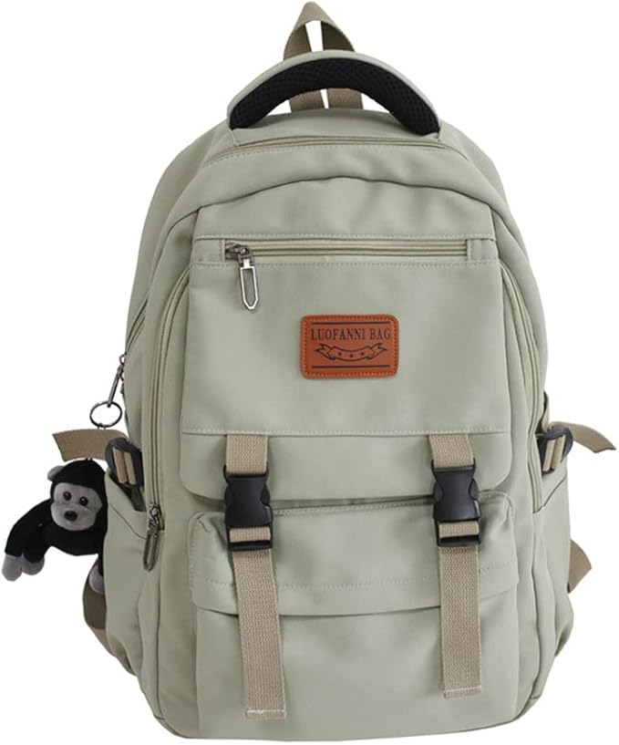 Casual Backpack Large Capacity Gorilla Backpack Waterproof Camping Hiking Travel College Laptop Travel Man Woman 2024 (Green)