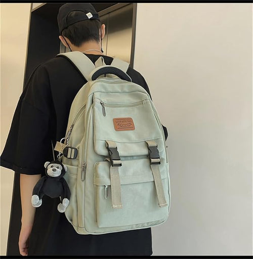Casual Backpack Large Capacity Gorilla Backpack Waterproof Camping Hiking Travel College Laptop Travel Man Woman 2024 (Green)