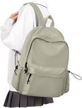 VECAVE School Backpack Green Waterproof Bookbag Casual Lightweight Travel Rucksack Daypack Backpacks for Men Women College High School Bags backpack for Boys Girls Teens