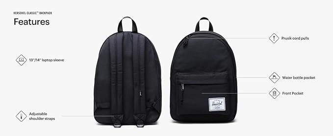 Herschel Supply Co. Unisex Classic Backpack, Blue, 26L