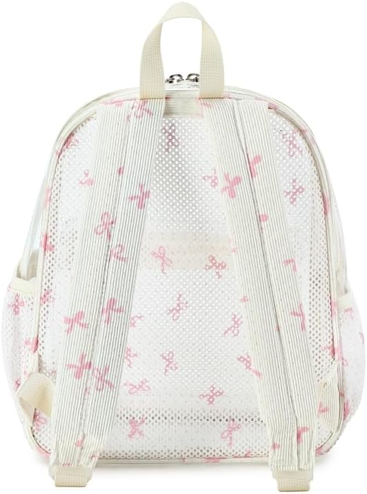 BTOOP Clear Mini Backpack for Stadium Events 12x12x6 Small Transparent Backpacks Plastic See Through Clear Bag for Concerts Work Festival Security Travel
