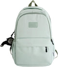 Aesthetic Backpack Cute Backpack for School College Backpack Large Capacity Bookbags for Girls Women Students Casual Travel Daypacks Solid Color(Green)