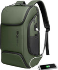 BANGE Business Laptop Smart backpack Can Hold 15.6 Inch Laptop Commute Backpack Carry on bag for men and women (Green)