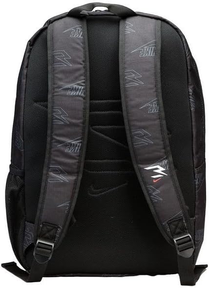 Nike 3 Brand Graphic Print Backpack – Black/Red – One Size (30L)