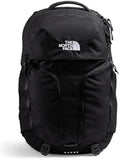 The North Face Women's Surge Commuter Laptop Backpack - Everyday Travel Bag, Laptop Sleeve, Water-Repellent, TNF Black/TNF Black-NPF, One Size
