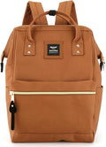 Himawari Laptop Backpack for Women&Men,Wide Open Large USB Charging Port 15.6 Inch Laptop Doctor College Work Bag (9001 - Caramel)