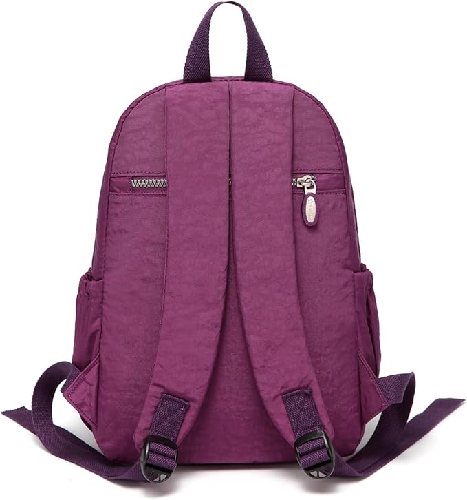 AOTIAN Small Size Backpack, Durable Lightweight Daypack for Women Girls & Boys Hiking Travel Sports, Purple