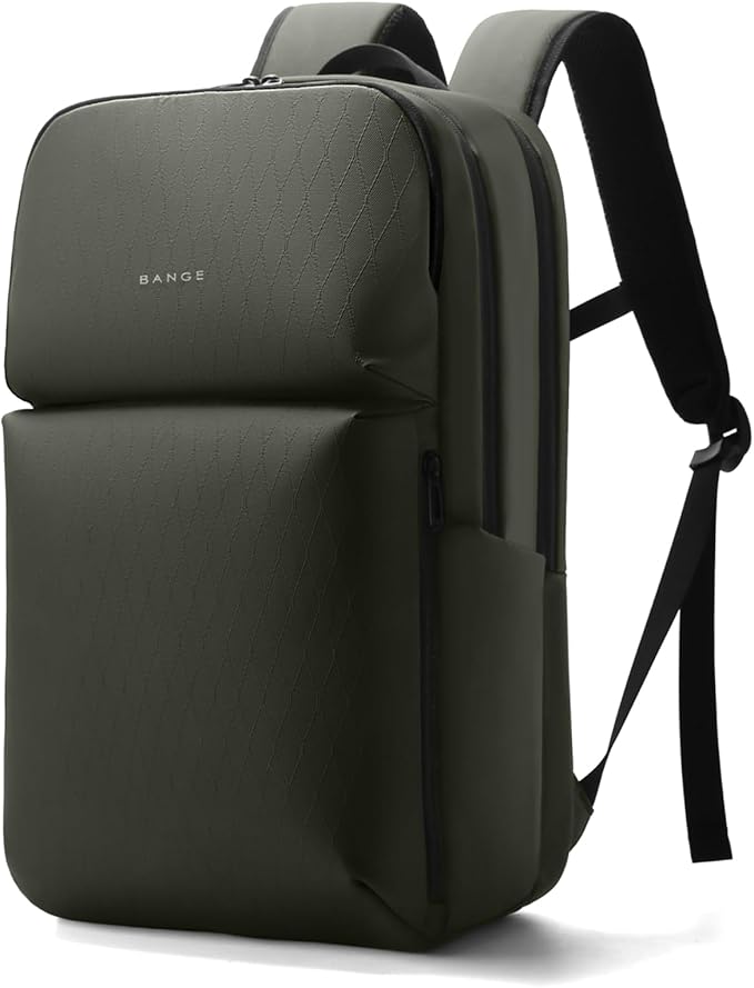 FUTURE AESTHETICS Smart Waterproof Travel Backpack Business Flight Approved Carry on Backpack for Men Women ，Large Capacity Laptop Backpack，Water Resistant Computer Backpack Fits 16 Inch Laptop(Green)