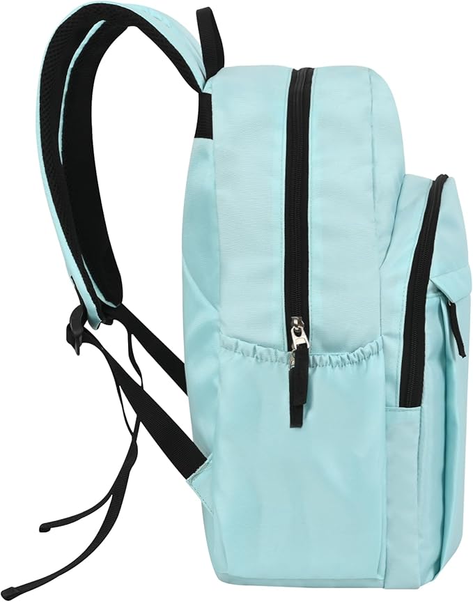 Lightweight Blue Backpack for School, Water Resistant Bookbag for Girls Boys, Travel Laptop Backpacks, Work Back Pack for Women, Book Bags for College Students, Bookbag for High, Middle School