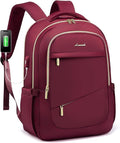 LOVEVOOK Laptop Backpack for Women, Slim Business Laptops Bag with Separate Computer Compartment Stylish Daypack for College Work Travel, Fits 15.6" Laptop