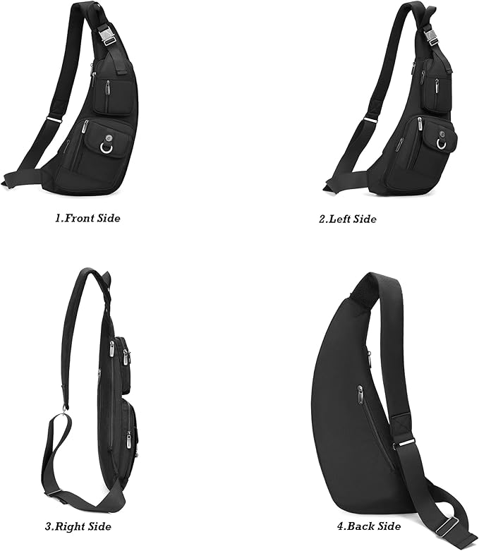 NICGID Sling Bag Chest Shoulder Backpack Crossbody Bags Casual Daypack for Men Women (Army gren-014)