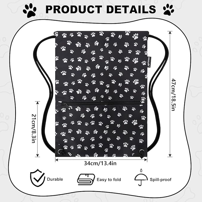 HOLYLUCK Drawstring Backpack Bag Sport Gym Sackpack