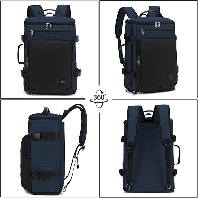 Kalesi Gym Duffle Bag Backpack 4-Way Waterproof with Shoes Compartment for travel Sport Hiking laptop