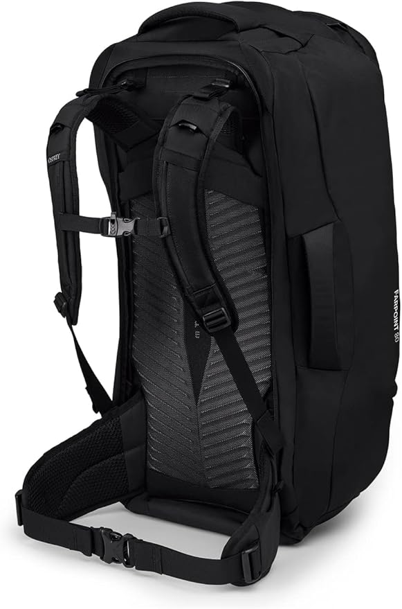 Osprey Farpoint 80L Men's Travel Backpack, Black