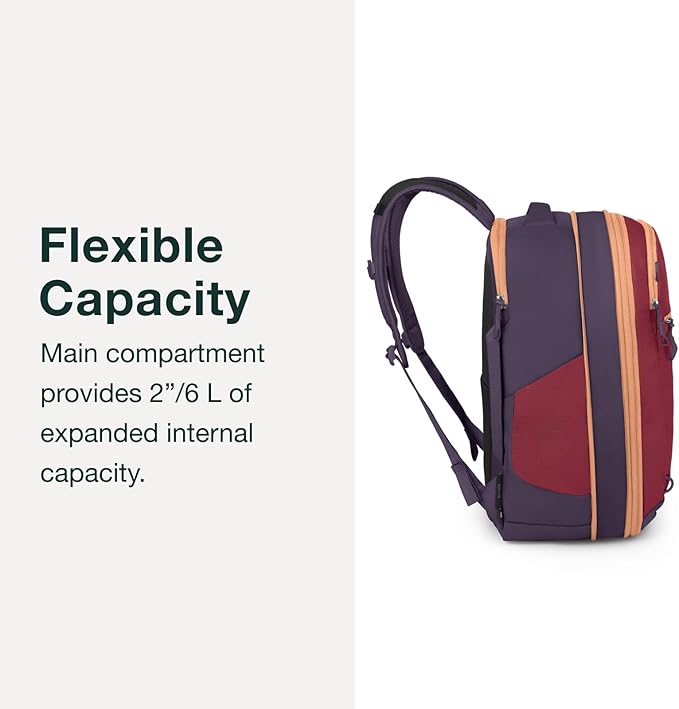 Osprey Daylite Expandable 26+6 Travel Pack, Tumbleweed Yellow/Tunnel Vision