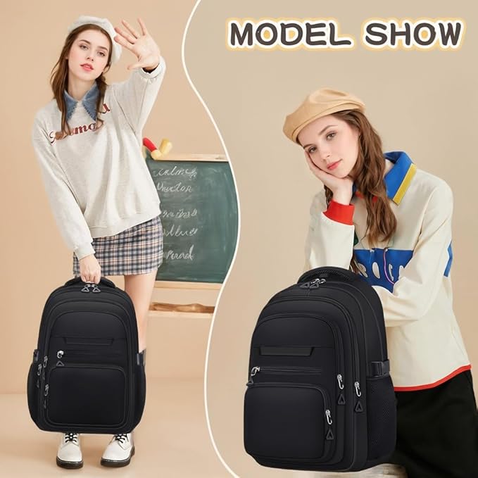 Cute Backpack for School Girls Aesthetic Backpack Women College Bookbag Large Students Laptop Bag Travel Casual Daypack