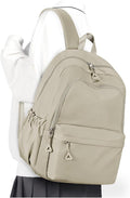 winspansy Backpack for School Teenage Girls Boys,Waterproof Lightweight School Bags Travel Daypack Simple Cute College Backpack Rucksack for Women Men fit 14 Inch Laptop,Khaki