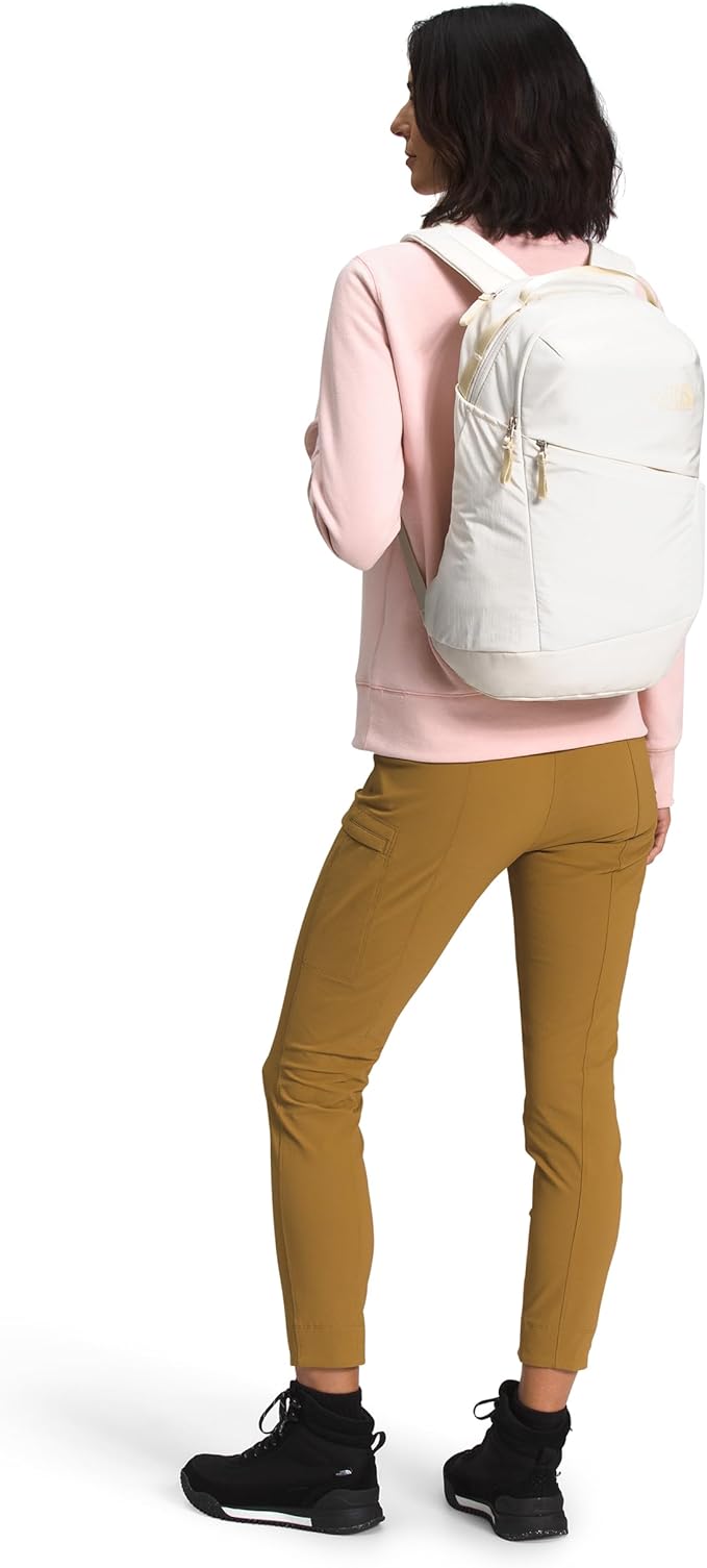 The North Face Women's Isabella 3.0 Backpack, Gardenia White Dark Heather/Gravel, One Size