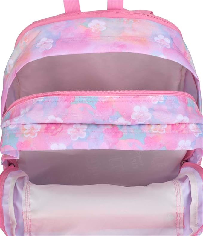 JanSport Laptop Backpack - Computer Bag with 2 Compartments, Ergonomic Shoulder Straps, 15” Laptop Sleeve, Haul Handle - Book Rucksack - Neon Daisy | 2 Compartments, 15" Laptop Sleeve, Haul Handle