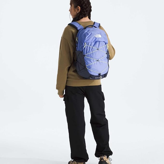 The North Face Women's Borealis Commuter Laptop Backpack - Everyday Travel Bag, Laptop Sleeve, Reflective Details, Periwinkle Glow/Summit Navy/Lemon Mist, One Size