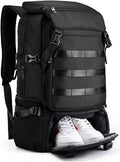 40L Travel Backpack, 15.6 Inch Laptop Backpack for Men Women, Waterproof Rucksack Casual Daypack with Shoe Compartment for Work Business Hiking