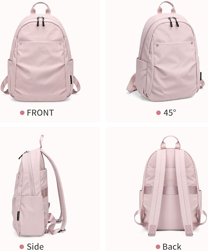 Mini Backpack for Women Fashion Small Backpack Purse Lightweight Daypack for Work Travel Daily,Pink
