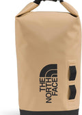 The North Face Base Camp Dry Bag - Roll-Top Waterproof Stuff Sack, Ideal for Camping Gear & Kayak Accessories, Khaki Stone/TNF Black, 8 Liters