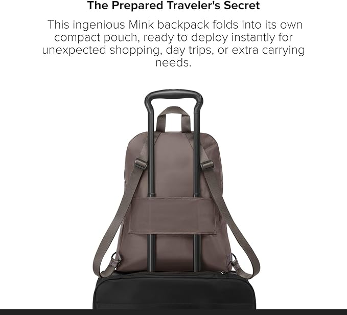 Tumi Unisex Just In Case Backpack Mink One Size