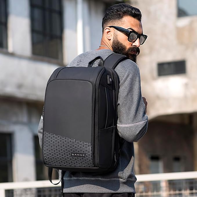 BANGE Travel Backpacks,Weekender Carry On Backpack, Waterproof Men's Business Laptop Backpack for 15.6inch