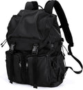 Vintage Laptop Backpack for Men & Women, 30L Functional Stylish Backpack with Stretchy Side Pocket Design, Water Resistant College Work Commuter Travel Backpack Fits 15.6 Inch Tablet, Notebook