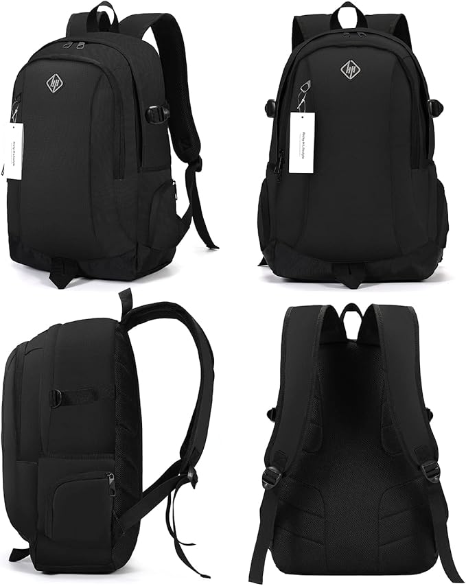 rickyh style School Backpack, Travel Bag for Men & Women, Lightweight College Back Pack with Laptop Compartment