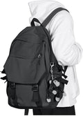 Casual Daypack Large upgraded version College Laptop Backpack for Men Women Water Resistant Lightweight School Bag Travel Rucksack for Sports High School Middle Bookbag for girls Size L(Dark grey)