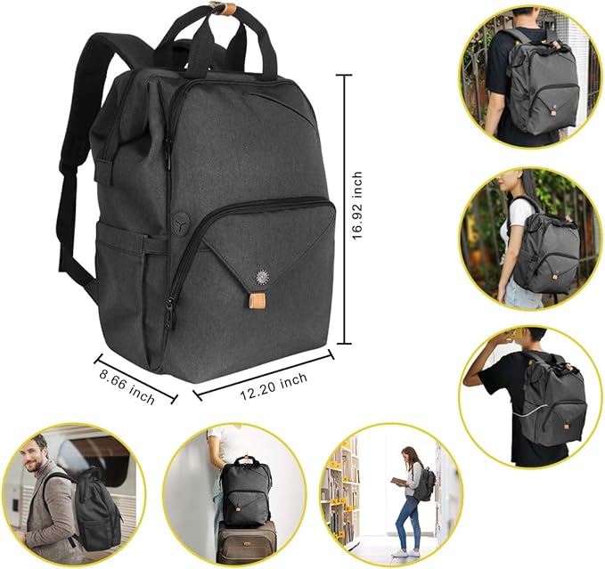 Hap Tim Laptop Backpack, Travel Backpack for Women,Work Backpack (7651-DG)
