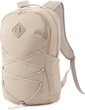 WANDF 15.6-Inch Laptop Backpack for Women, Travel Backpack Water-Resistant Lightweight College Backpack for Work Casual Business Weekender (Khaki)