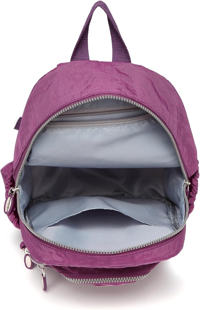 AOTIAN Small Size Backpack, Durable Lightweight Daypack for Women Girls & Boys Hiking Travel Sports, Purple