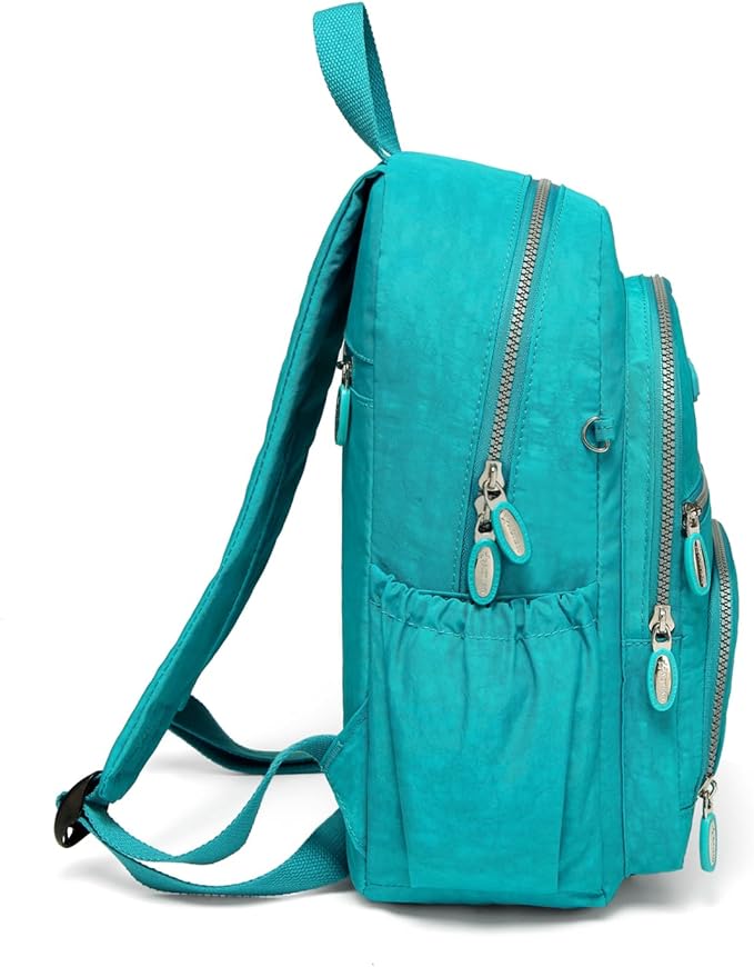 AOTIAN Small Size Backpack, Durable Lightweight Daypack for Women Girls & Boys Hiking Travel Sports, Lake Blue