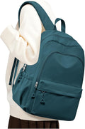BJLFS Blue Backpack for School Women Girls, Waterproof Bookbag Cute High School Backpack for Men Teen Boys, Lightweight Travel College Backpacks Mochilas Escolares para Casual Daypack Rucksack