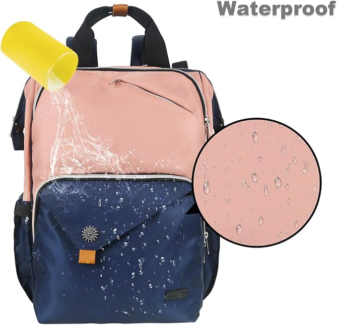 Hap Tim Laptop Backpack, Travel Backpack for Women, Pink Work Backpack (7651-BP)