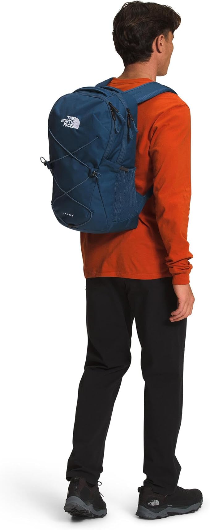 The North Face Jester Everyday Laptop Backpack - Commuter Daypack, Water Repellent, Laptop Sleeve, Shady Blue/TNF White-NPF, One Size