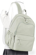 winspansy Backpack for School Teenage Girls Boys,Waterproof Lightweight School Bags Travel Daypack Simple Cute College Backpack Rucksack for Women Men fit 14 Inch Laptop,Light Green