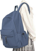 School Backpack for Girls Boys Bookbag Cute Aesthetic College Backpack Women Middle High School Teen Students Book Bag Lightweight Gym Work Laptop Casual Daypack Backpacks Men Blue Purple