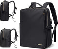GOLF SUPAGS Stylish Laptop Backpack for Women Airline Approved Perfect for Work College and Travel Multi-Functional Casual Daypack Fits 17.3 Inch Notebook (Black)