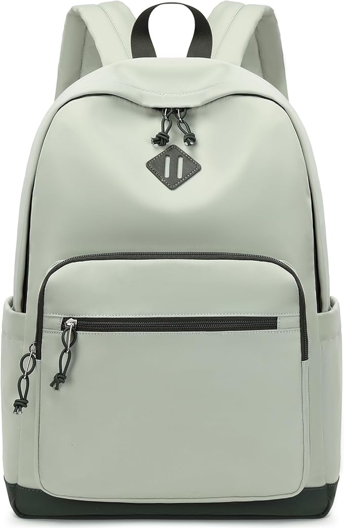 Lohol Classic Backpack for Girls Boys Teens, Lightweight Daypacks for School and Travel (Green)